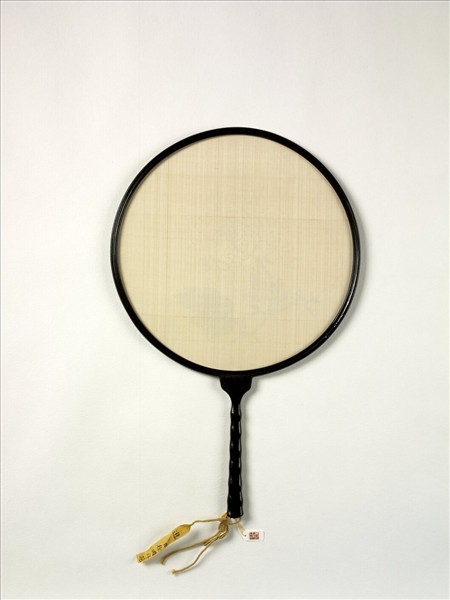 清人畫菊　成扇