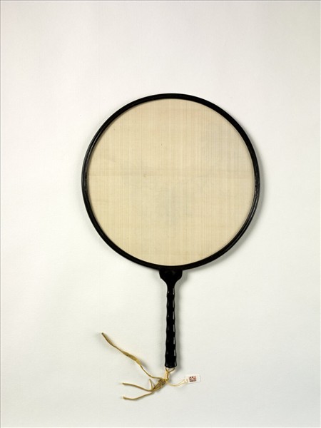 清人畫葡萄　成扇