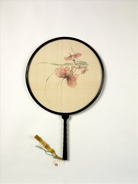 清蓋暹畫芝蘭　成扇
