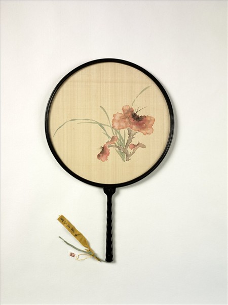 清蓋暹畫芝蘭　成扇