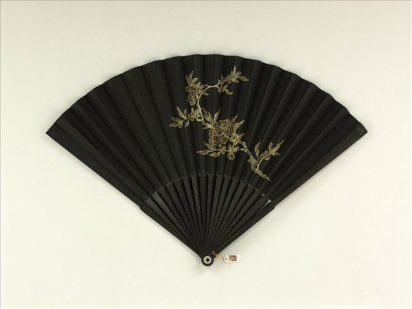 清倪承寬書蘇軾詩帖清人畫花卉　成扇