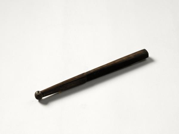 清梁國治書乾隆御製初月等泛月十二詠　成扇