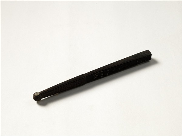 清金士松書乾隆御製和闐玉韘等四首　成扇