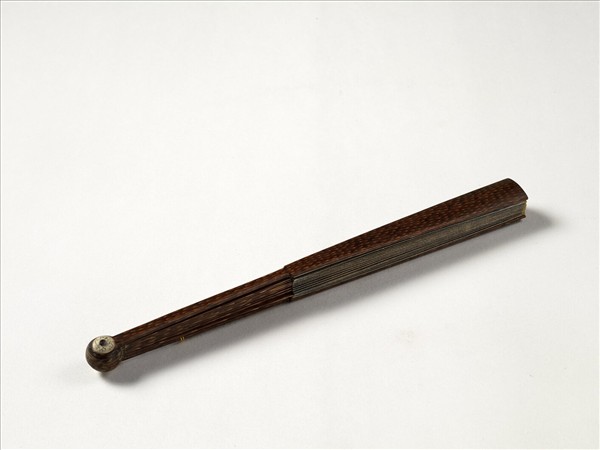 清人花鳥　成扇