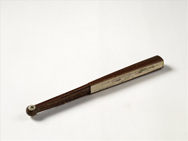 清人花鳥　成扇