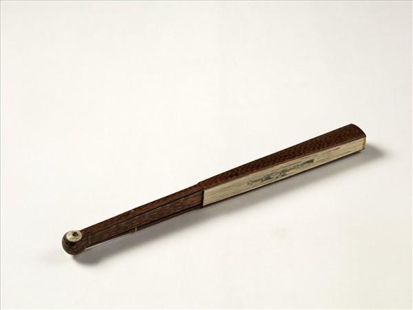 清人花鳥　成扇