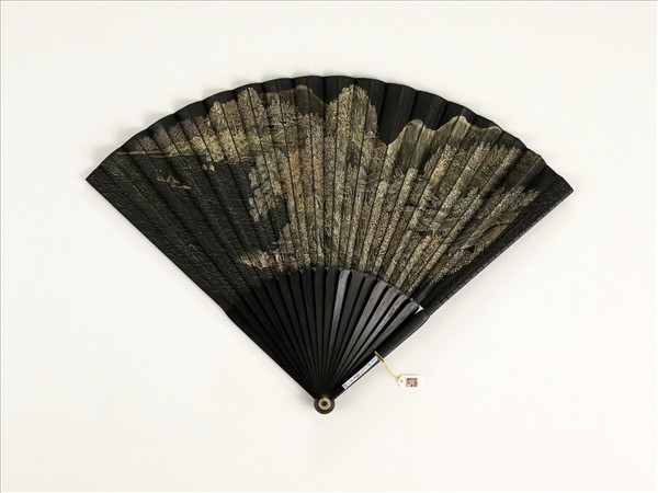 清人山水　成扇