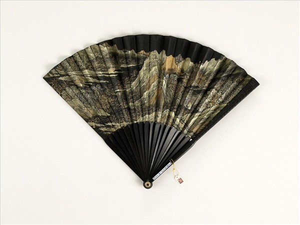 清人山水　成扇