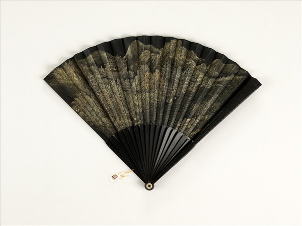 清人山水　成扇