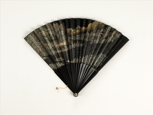 清人山水　成扇