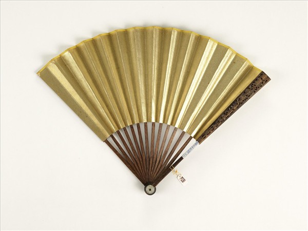 清人花卉　成扇