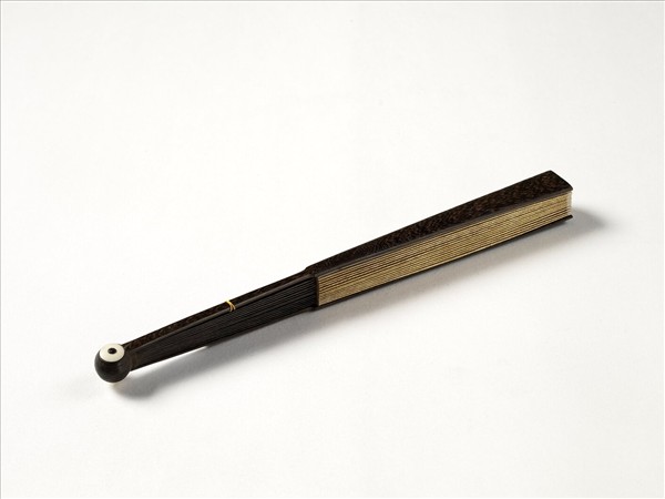 清人花鳥　成扇