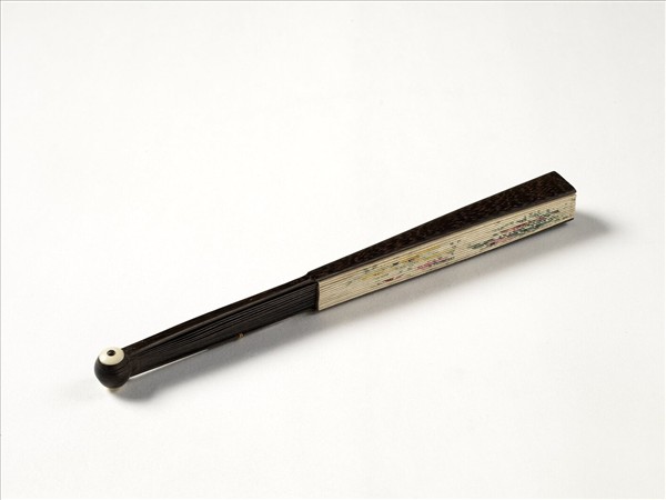 清人花鳥　成扇