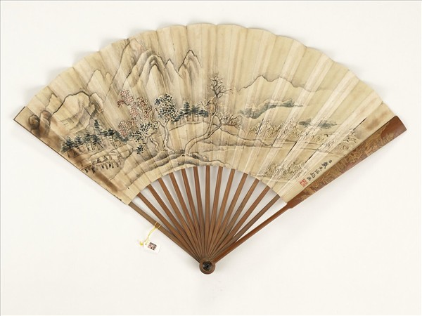 清戴天瑞雪景　成扇