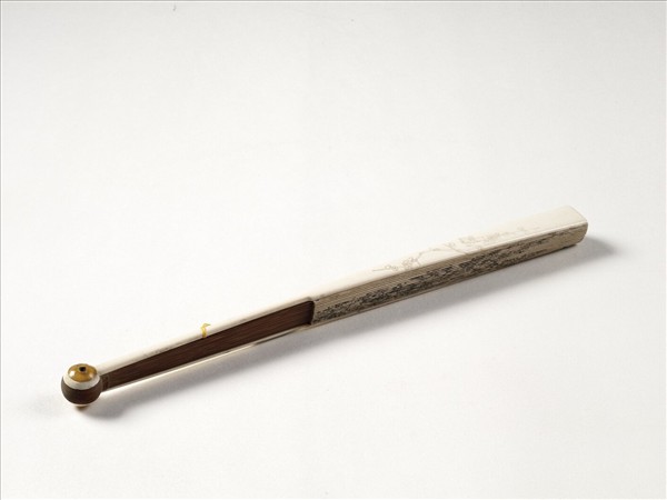 清王原祁山水　成扇