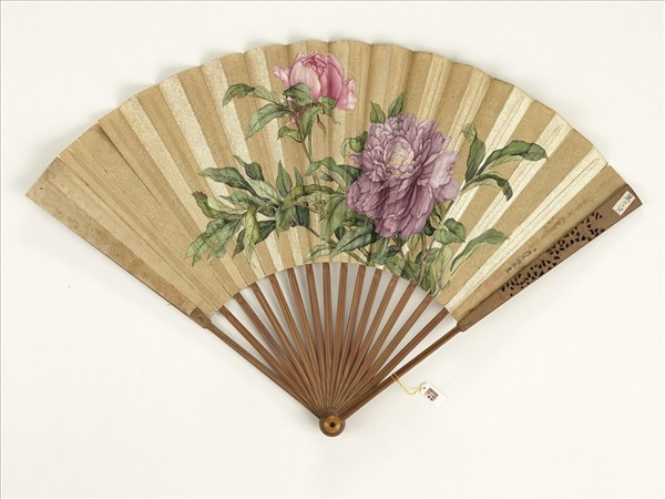 清蔣廷錫花卉　成扇