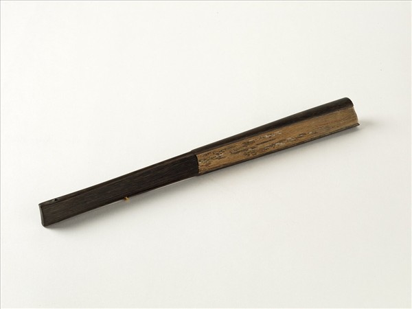 清人花鳥　成扇