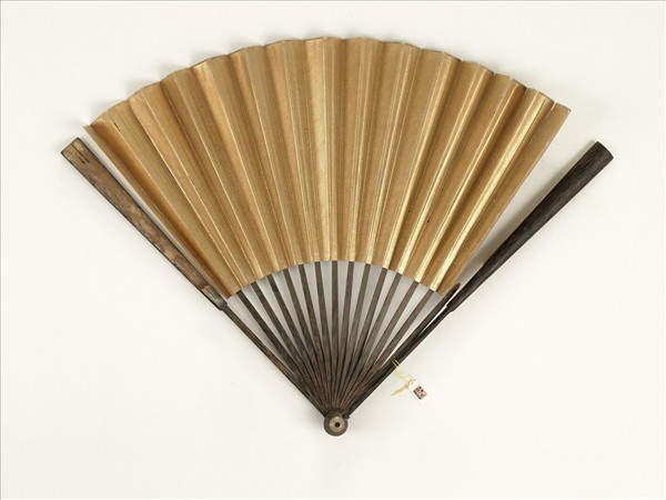 清人花卉　成扇