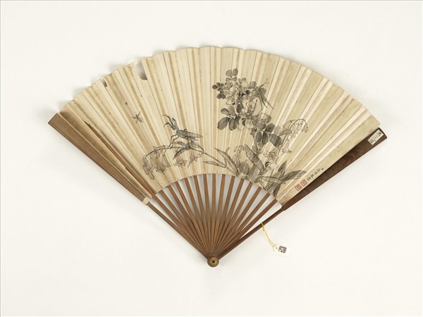 清蔣溥草蟲　成扇