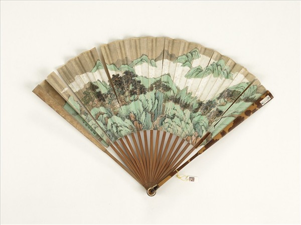 清赫奕山水　成扇