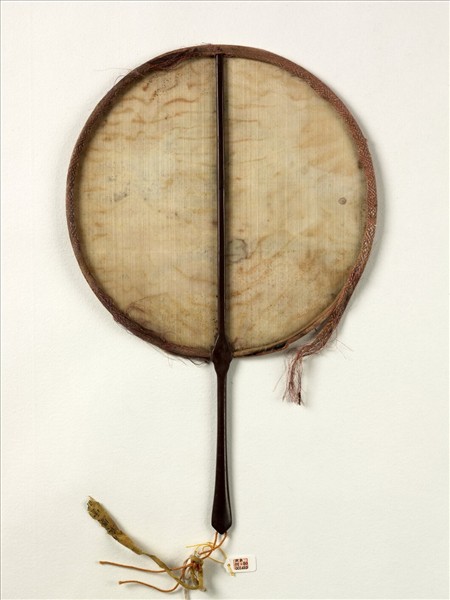 清人花卉　成扇