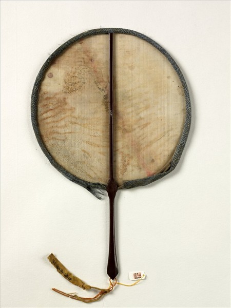 清人花卉　成扇