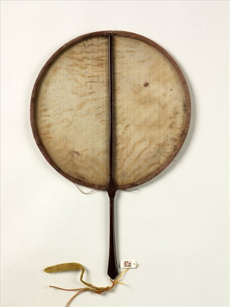 清人紫藤　成扇