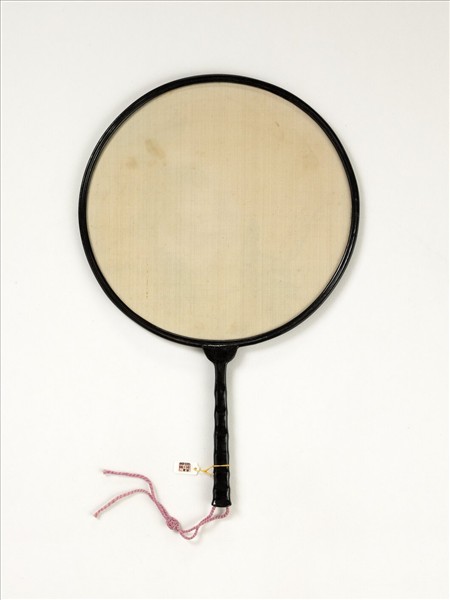 清人花卉　成扇