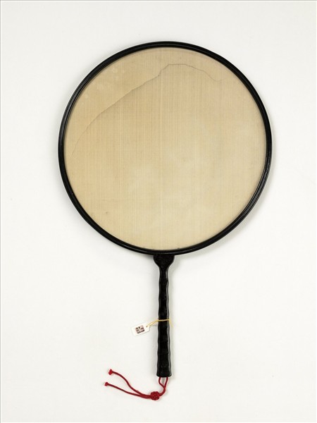 清人蘭花　成扇