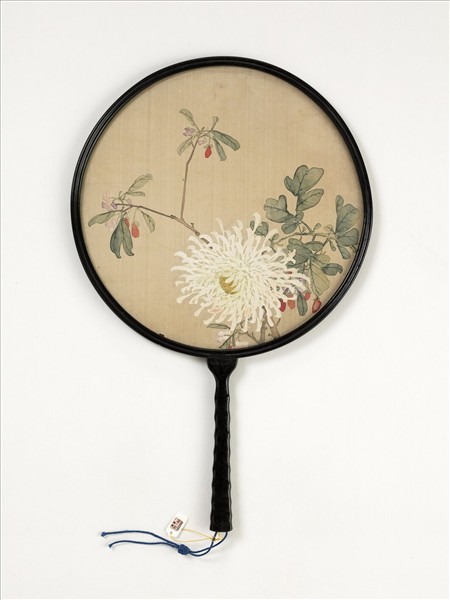 清人菊花　成扇