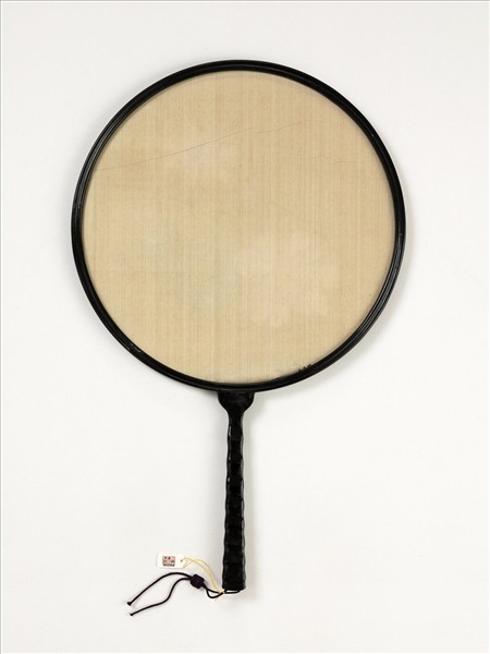 清人花卉　成扇