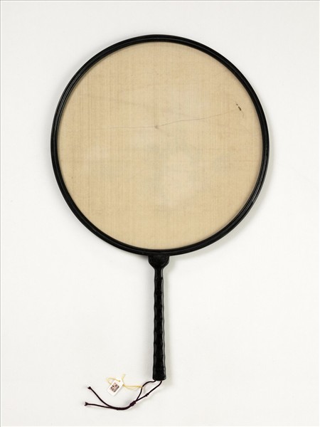 清人花卉　成扇