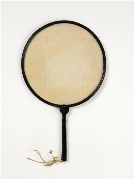 清人花卉　成扇