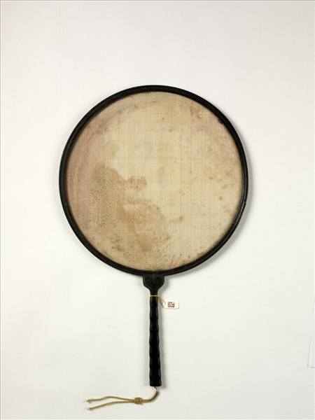 清人畫菊　成扇