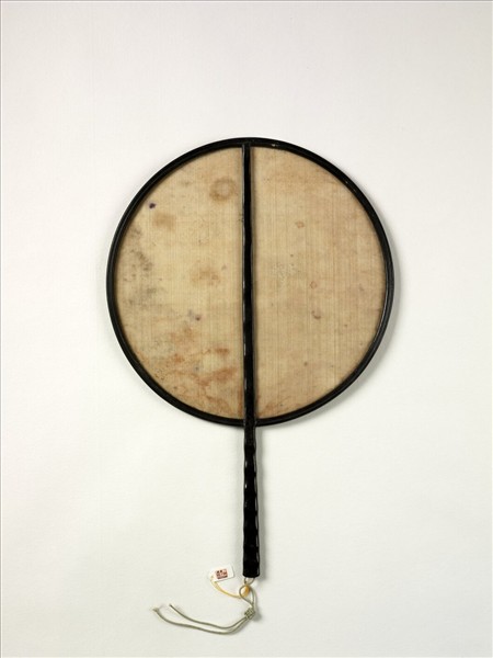 清人畫菊　成扇