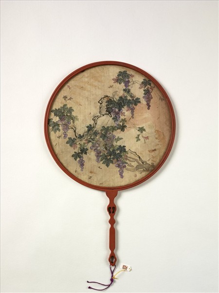 清人葡萄　成扇