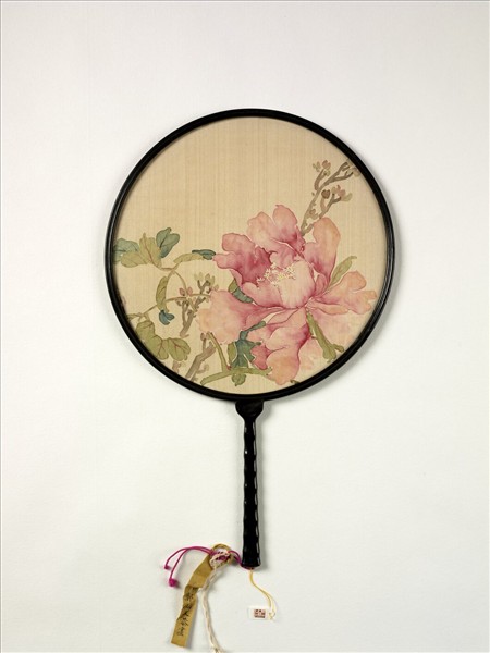 清郭炳文花卉　成扇