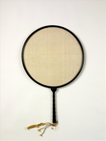 清人畫梅　成扇