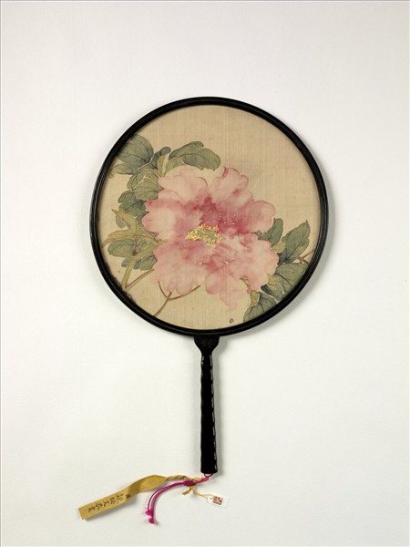 清郭炳文花卉　成扇