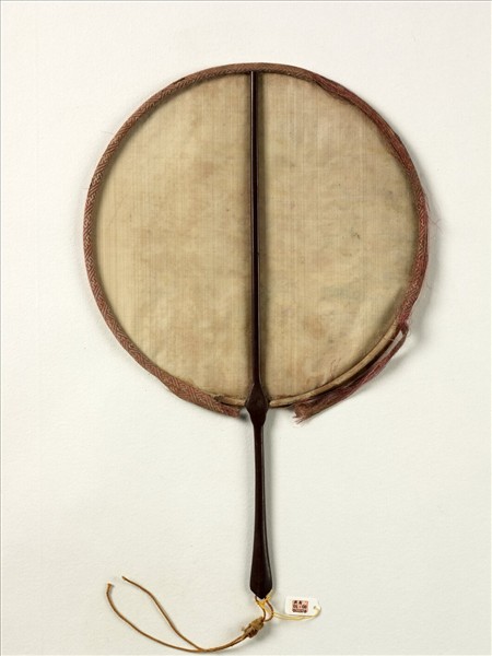 清人花卉　成扇