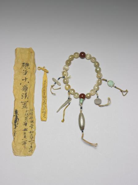 玻璃佛頭子十八子