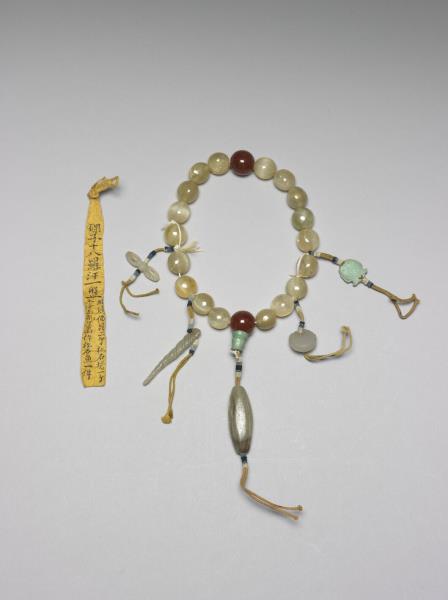 玻璃佛頭子十八子