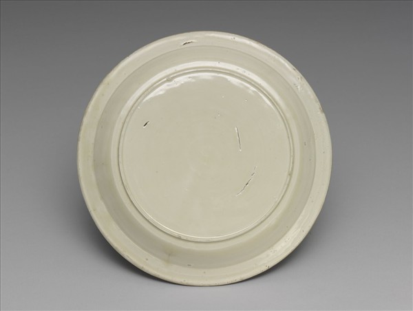 定窯 白瓷印花舞鳳紋盤