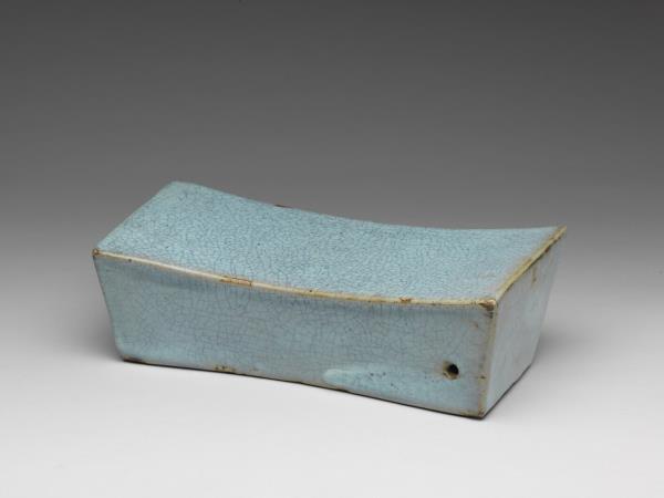 鈞窯天藍長方枕