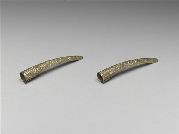 鍍金萬年永平安團壽指甲套