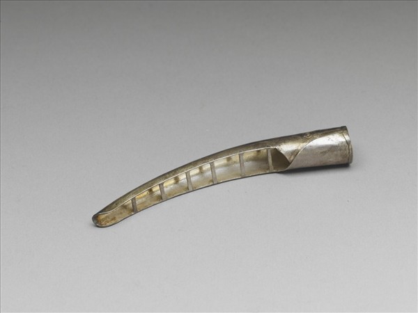 銀古錢紋指甲套