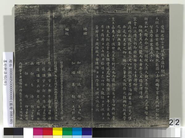 墨妙軒法帖（四）　冊　元趙孟頫書簡教惠及花糕札