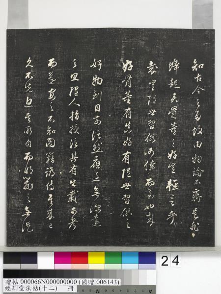 經訓堂法帖（十二）　冊　明董其昌骨董十三說