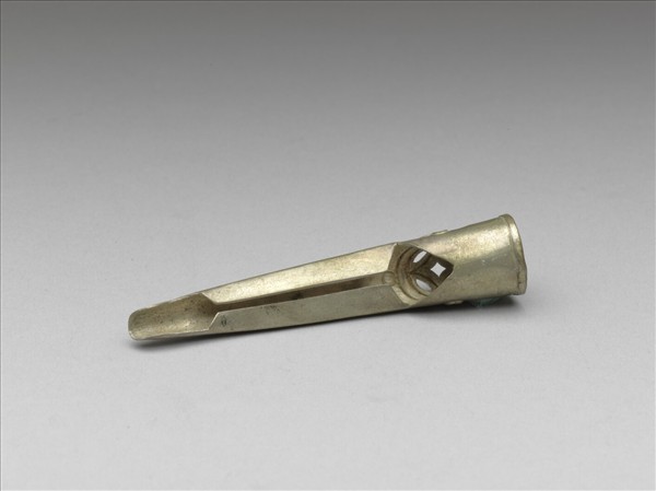 銀古錢紋指甲套