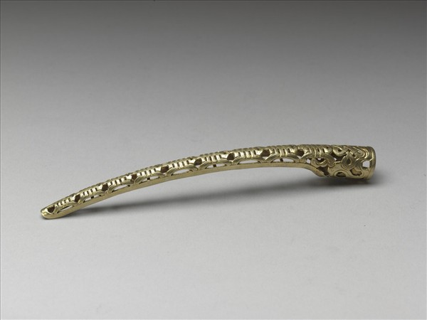 銀質鍍金壽字盤長紋指甲套